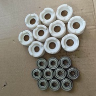 Bộ 10 cái somi nhứ PA (mẫu 3 chân) và 10 cái bạc đạn 608(tháo máy nhật bãi) lắp cho quạt B3 B4 B5 ch