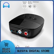 Blesiya Bluetooth Receiver Adapter RCA TF Card Hands Free Car Kit Audio Receiver Audio Adapter for Home Stereo Sound System Car Stereo