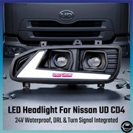 NISSAN UD CD4 QUON HEADLAMP LED HIGH QUALITY NISSAN UD CD4 TRUCK ACCESSORIES LED