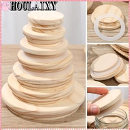 HOULAIXY Wood Lids Wooden Bottle Sealing Caps Compatible Canning Storage