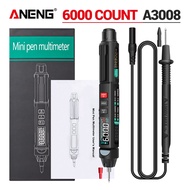 ANENG Đồng Hồ Vạn Năng Kỹ Thuật Số 6000 Đếm Thông Minh Chuyên Nghiệp A3008 Bút Thử Cảm Biến Hiện Tại