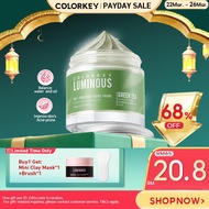 COLORKEY LUMINOUS Green Tea Purifying Clay Mask 60g Oil Control Anti-acne Tightening Pores Perfect f