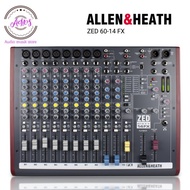 terbaru !!! allen heath zed 60-14fx/mixer audio analog allen heath