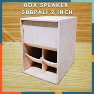SUBPALI SINGLE SPEAKER BOX 2 INCH AUDIO MINIATURE BOX