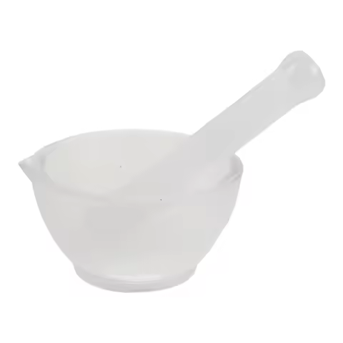 1 Set Mortar And Pestle Bowl Spice Mixing Garlic Masher Tool For Kitchen - Glass Mixing Mortar - Sci