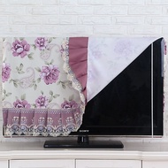 Household LCD TV cover hanging 50-inch 55-inch 65-inch fabric TV cover dust cover towel cover European style