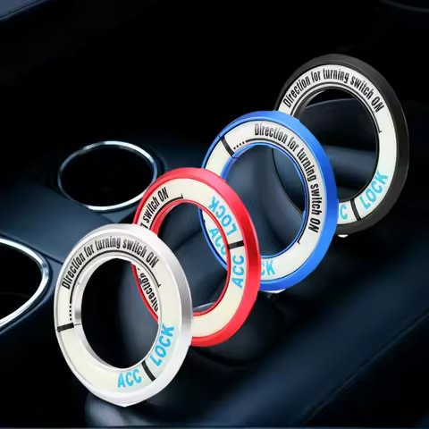 Luminous Car Ignition Switch Key Hole Ring Sticker For Chevrolet Cruze Niva Spark Orlando Epica Sail