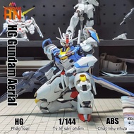 1/144 Scale Plastic Model Set with Color Coded, Gundam Aerial, Witch of the Water Moon, Full Mechani