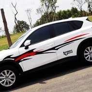 2 CHIẾC Ngọn Lửa Đồ Xe Hơi Toàn Thân Eo 2 Mặt Dán Vinyl Decal Dán