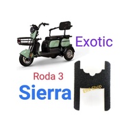 Alas kaki Karpet sepeda motor listrik roda 3 Exotic Sierra roda 3 nn