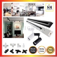 [High Quality] LED Track Light 7W/12W/20W - Track Light Rail 1 / 2 Meter - Track Light I / T / L Joi