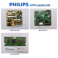 PHILIPS LCD TV 47PFL3609S/98 47PFL3609S 47PFL3609 Power Board Main Board 40-T8222P-MAD2XG T-Con Boar