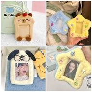 IU MISS Star Plush Photocard Holder Capybara Pochacoo Cartoon Photocard Cover Cute ID Card Cover Bus Card Holder Students