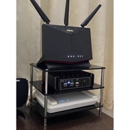 Acrylic material three-layer wireless router ADSL Optical modem IPTV Set-top box cooling rack storag