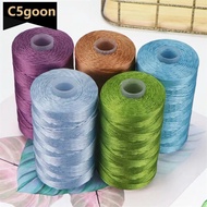 C5GOON 100g/roll 1.5mm Hollow Line Yarn Colorful Nylon Cord Crochet Macrame Rope For DIY Hand-Knitting Yarn H4N3