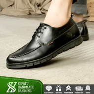 HANDMADE - SEPATU PANTOFEL PRIA KULIT FORMAL KANTOR CASUAL TEMALI PANTOVEL PANTOFEL ACARA RESMI FORM