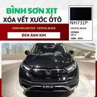 Sơn Xịt Xóa Vết Xước Cho Xe HONDA CR-V Màu ĐEN ÁNH KIM Code NH731P - CRYSTAL BLACK Chính Hãng OH PAI