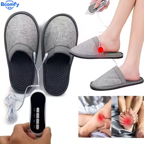 Foot Massager EMS Electric Foot Massager Portable Foot Massager 8 Modes 19 Levels Improve Blood Circ
