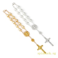 Catholic  Saint Benedict Travel for Protections Bead Bracelet for Women
