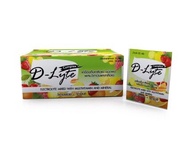 ( 50ซอง ) Electrolyte Beverage Powder เครื่องดื่มเกลือแร่ ตรา D-Lyte Complex รสผลไม้รวม 25 กรัม (With Box)