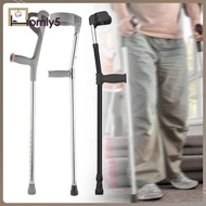 [Homyl5] Forearm Crutches for Adults Lightweight Universal Arm Crutches for Women Men
