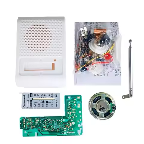 DIY Radio Electronic Kit FM AM Radio Receiver School Teaching Soldering Practice Training Circuit Bo
