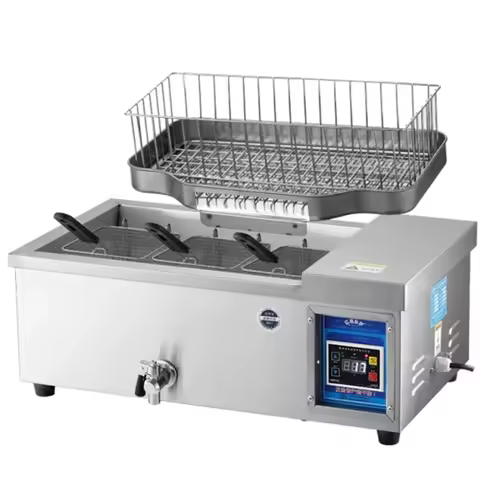Household 220v Commercial Constant Temperature Fryer Intelligent Large Capacity Fryer Machine Fryer