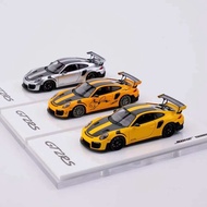 SUHE 1:64 Foshan Exhibition Limited 911GT3RS 992 911GT2RS Resin Car Model Collection Ornaments