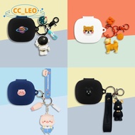 For Anker Soundcore C40i Case Creative Duck Cartoon Astronaut Keychain Pendant Anker Soundcore C40i 