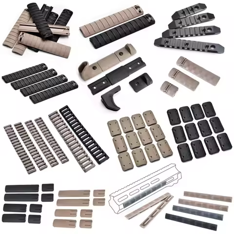 MLOK KEYMOD 20mm Picatinny Rail Rail Cover Rifle Airsoft Hunting Handguard System Magpul Gun AR15 M4