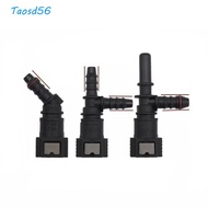 TAOS  Line Hose, 7.89 ID6 45° Hose Coupler, Auto Accessories Bundy Tee PA12 Plastic Pipe Coupler