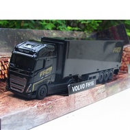 Maisto Diecast Volvo FH16 Container Truck & Trailer Black (Appx 18cm Long)