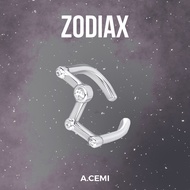 A.CEMI Zodiax Earcuff ต่างหูราศี ต่างหูหนีบเงินแท้ชุบทอง 18K