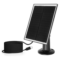 6W 5V Shingled Solar Panel Charger 24% Efficiency Solar Cell Panel Micro USB & USB-C Port Solar Char