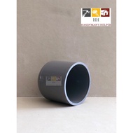 3'' 4''  PVC END CAP PENUTUP PAIP PVC PENUTUP PAIP PLASTIK KELABU
