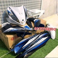COVERSET LC135 V1 BIRU PUTIH ORIGINAL HLY