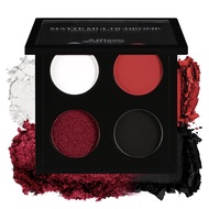 Afflano Gothic Red Makeup Eyeshadow Palette, Matte White Black Red Eye shadow, Ultra-Pigmented Chrom