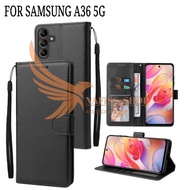 SAMSUNG GALAXY A36 5G Leather Flip Case standing flip Leather cover Handphone