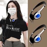 Y2k Retro Headphones - Sports Classic Fashion CD Photo Props - Wired Earphone - MP3 Walkman Headphon