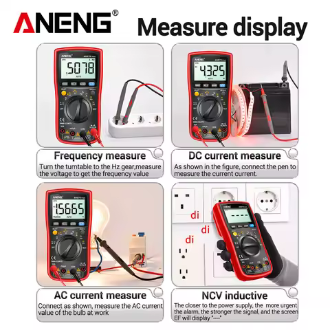 ANENG AN870 True RMS Digital Multimeter 19999Counts Professional AC/DC Voltage Current Multifunction