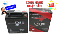 BÌNH ẮC QUY KHÔ STAR XE DREAM WAVE (XE ĐỜI CŨ) SIRIUS XĂNG CƠ - BÌNH CAO