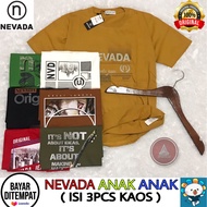 KAOS NEVADA ANAK ANAK / KAOS NEVADA JUNIOR / KAOS NEVADA KIDS 3PCS 100.000 | KAOS NEVADA | KAOS NEVA