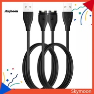 Skym* 2Pcs Smart Watch Quick Charging Data Cable for Garmin Fenix 6 6S 6X Vivoactive 3