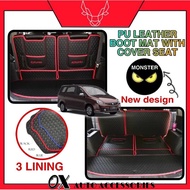 Proton Exora PU Leather Boot Mat With Cover Seat