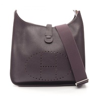 【二手】愛馬仕 HERMES 單肩背包 Evelyne 3 Trois GM 葡萄乾色 其他 Evelyne 3GM 葡萄乾色 女士二手 A