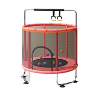 Kids Trampoline with Safety Enclosure Net -Trampoline for Toddlers Indoor and Outdoor - Parent-Child Interactive Game Fitness Trampoline Toy Gift for Boys and Girls Age 1-8
