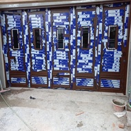 pintu garasi sliding aluminium