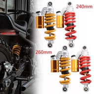 Motorcycle Sports Car Modification Parts 240mm 260mm Rear Shock Absorber with Pump Rear Suspension C