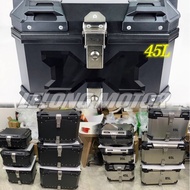 TOP BOX ALUMINIUM VERSION 1 VERSION 2 VERSION 3 22L / 28L/ 35L / 36L / 45L / 55L / 65L / 85L Superbike motorcycle