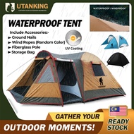 UtanKingTM Waterproof Camping Tent Foldable Tents Outdoor UV Windproof Rainproof Hiking Khemah Lipat